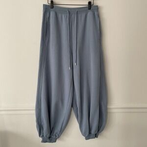 NAP Loungewear Balloon Sweatpants Blue Size L Joggers Relaxed Comfy Athleisure